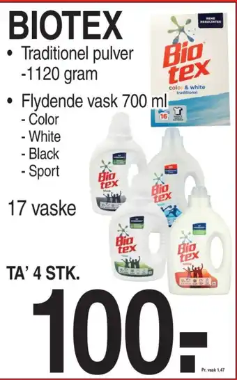 ABC Lavpris BIOTEX tilbud