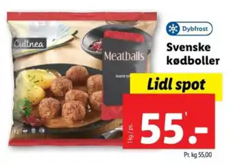 Lidl Svenske kødboller tilbud