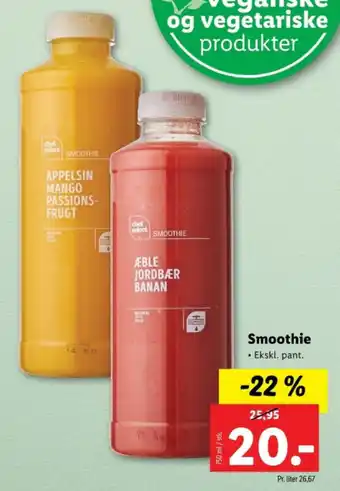 Lidl Smoothie tilbud
