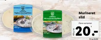 Lidl Marineret sild tilbud