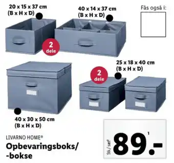 Lidl Opbevaringsboks/ -bokse tilbud