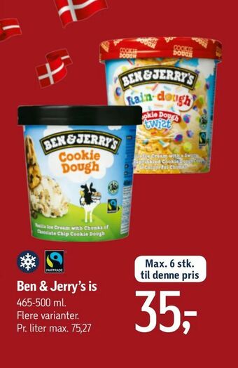 Føtex Ben & Jerry's is tilbud