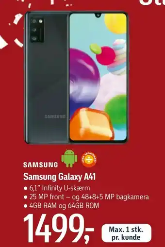 Føtex Samsung Galaxy A41 tilbud