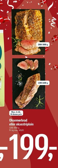 Føtex Oksemørbrad eller oksestriploin tilbud