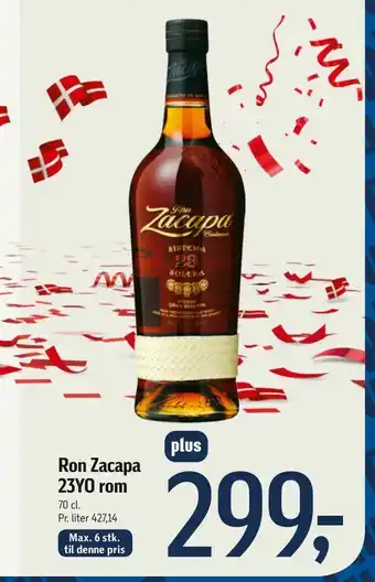 Føtex Ron Zacapa 23YO rom tilbud