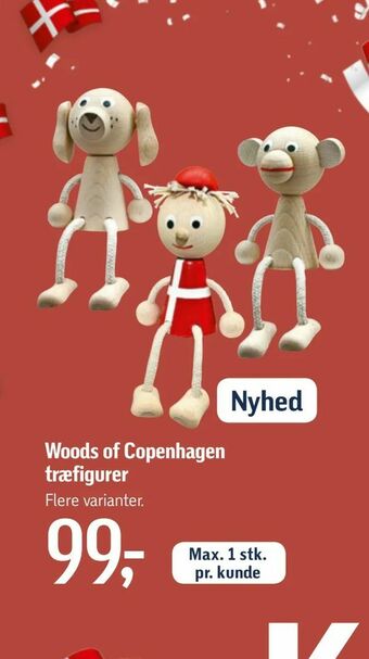 Føtex Woods of Copenhagen træfigurer tilbud