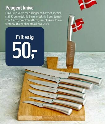Føtex Peugeot knive tilbud