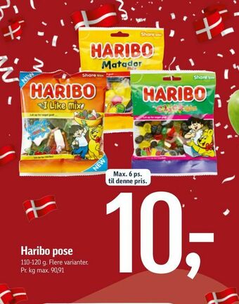 Føtex Haribo pose tilbud