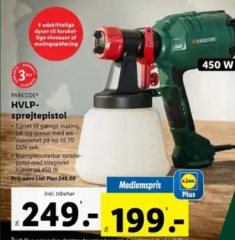 Lidl PARKSIDEⓇ HVLP- sprøjtepistol tilbud