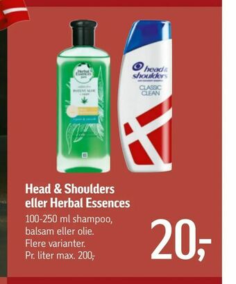 Føtex Head & Shoulders eller Herbal Essences tilbud
