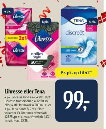 Føtex Libresse eller Tena tilbud