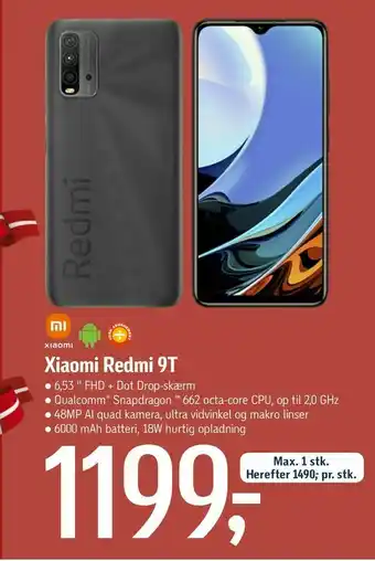 Føtex Xiaomi Redmi 9T tilbud