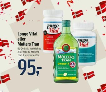 Føtex Longo Vital eller Møllers Tran tilbud