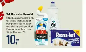Vel, Duck eller Rens-let