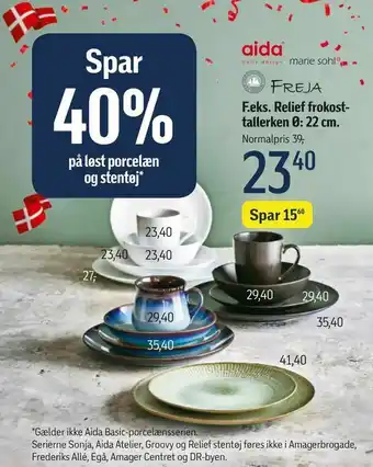 Løst porcelæn og stentøj