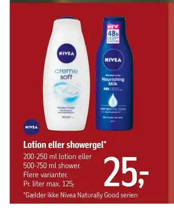 Føtex Lotion eller showergel tilbud