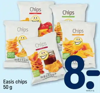 REMA 1000 Easis chips 50 g tilbud