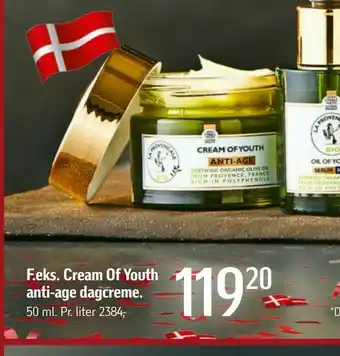 Føtex Cream Of Youth anti-age dagcreme tilbud