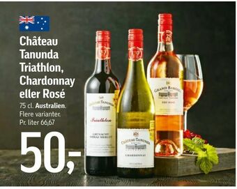 Føtex Château Tanunda Triathlon, Chardonnay eller Rosé tilbud