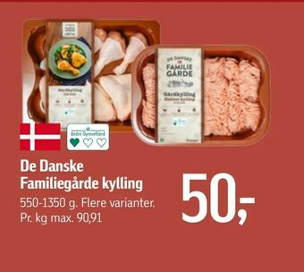 Føtex De Danske Familiegårde kylling tilbud