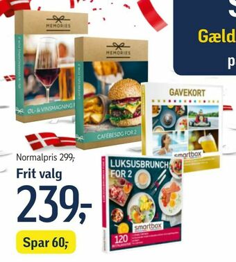 Føtex Oplevelsesgaver tilbud