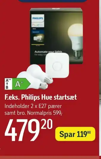 Føtex Philips Hue startsæt tilbud
