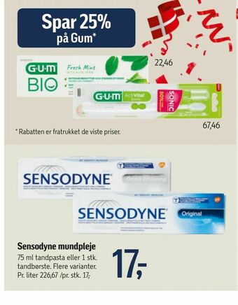 Føtex Sensodyne mundpleje tilbud