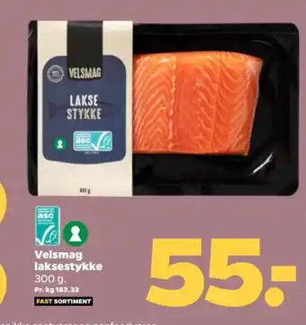 Netto Velsmag laksestykke 300 g. tilbud