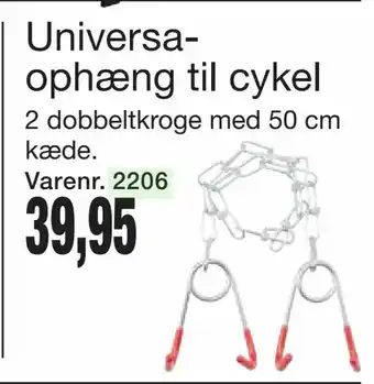 Harald Nyborg Universaophæng til cykel tilbud