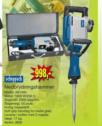 Harald Nyborg Nedbrydningshammer tilbud