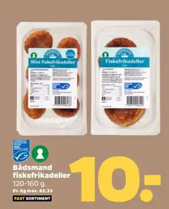 Netto Bådsmand fiskefrikadeller tilbud