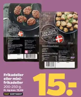 Netto Frikadeller eller mini- frikadeller tilbud