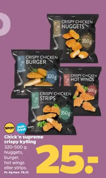 Netto Chick'n supreme crispy kylling tilbud