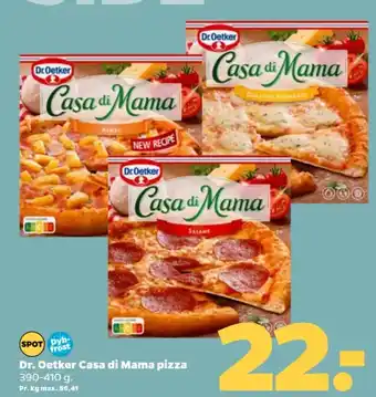 Netto Dr. Oetker Casa di Mama pizza 390-410 g. tilbud
