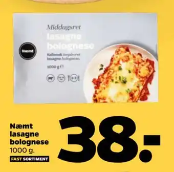 Netto Næmt lasagne bolognese tilbud