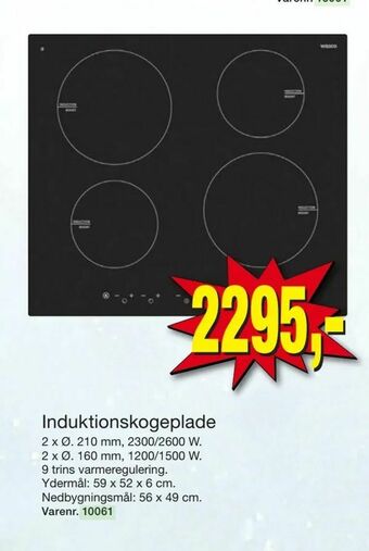 Harald Nyborg Induktionskogeplade tilbud