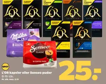 Netto L'OR kapsler eller Senseo puder tilbud