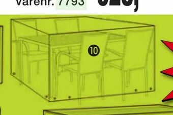 Harald Nyborg Luksus overtræk til havemøbler og parasoller i kraftig sort nylon tilbud