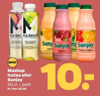 Netto Mashup Icetea eller Sunjoy tilbud