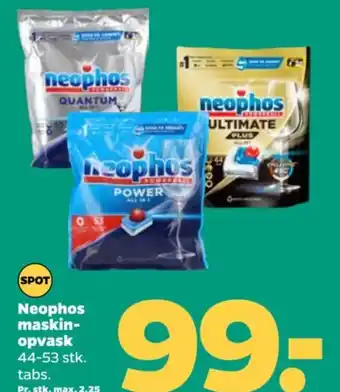Netto Neophos maskin-opvask tilbud