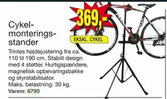 Harald Nyborg Cykel monteringsstander tilbud