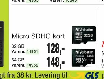 Harald Nyborg Micro SDHC kort tilbud