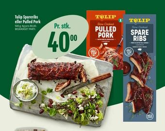 Min Købmand Tulip Spareribs eller Pulled Pork tilbud