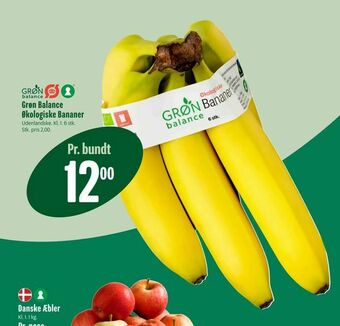 Min Købmand Grøn Balance Økologiske Bananer tilbud