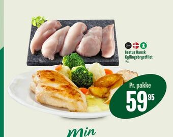 Min Købmand Gestus Dansk Kyllingebrystfilet tilbud