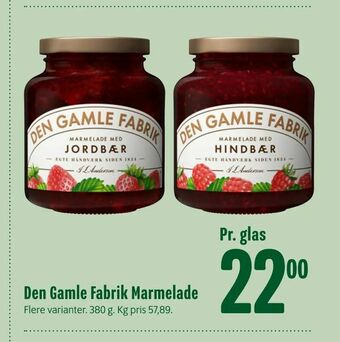Min Købmand Den Gamle Fabrik Marmelade tilbud