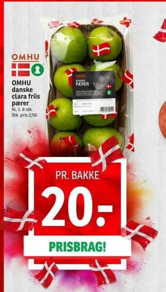 SPAR OMHU danske clara friis pærer tilbud