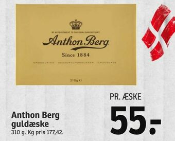SPAR Anthon Berg guldæske tilbud