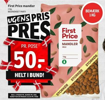 SPAR First Price mandler tilbud