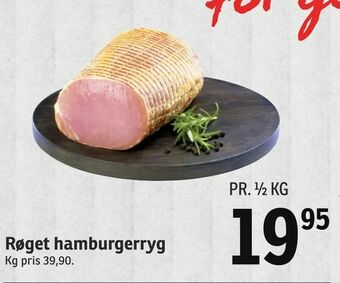 SPAR Røget hamburgerryg tilbud